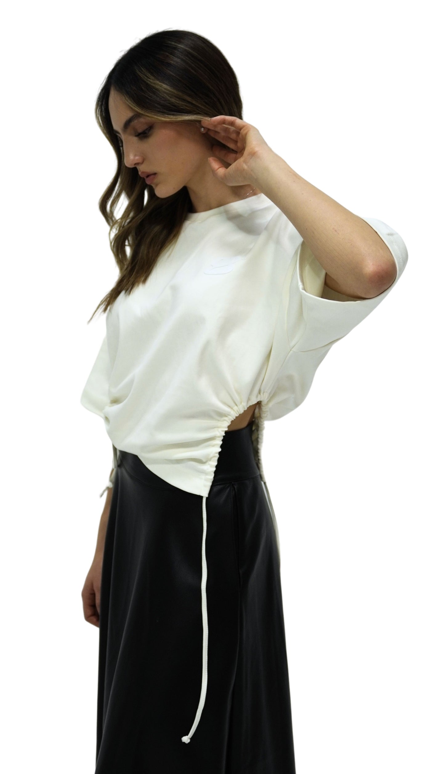 Camiseta Grateful Cut-Outs Crema