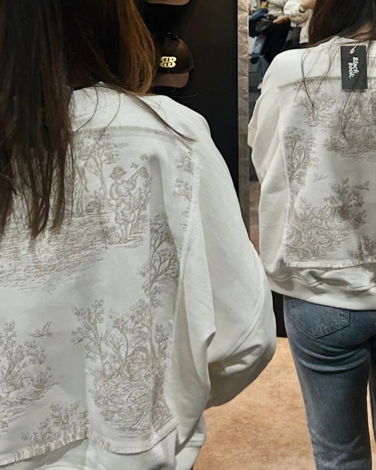 Crewneck niños crema