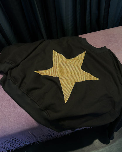 Crewneck negro Star