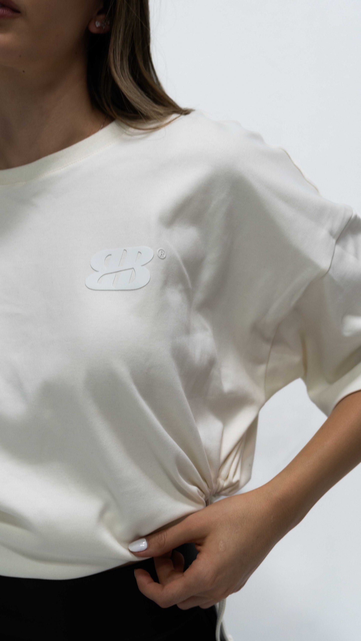 Camiseta Grateful Cut-Outs Crema