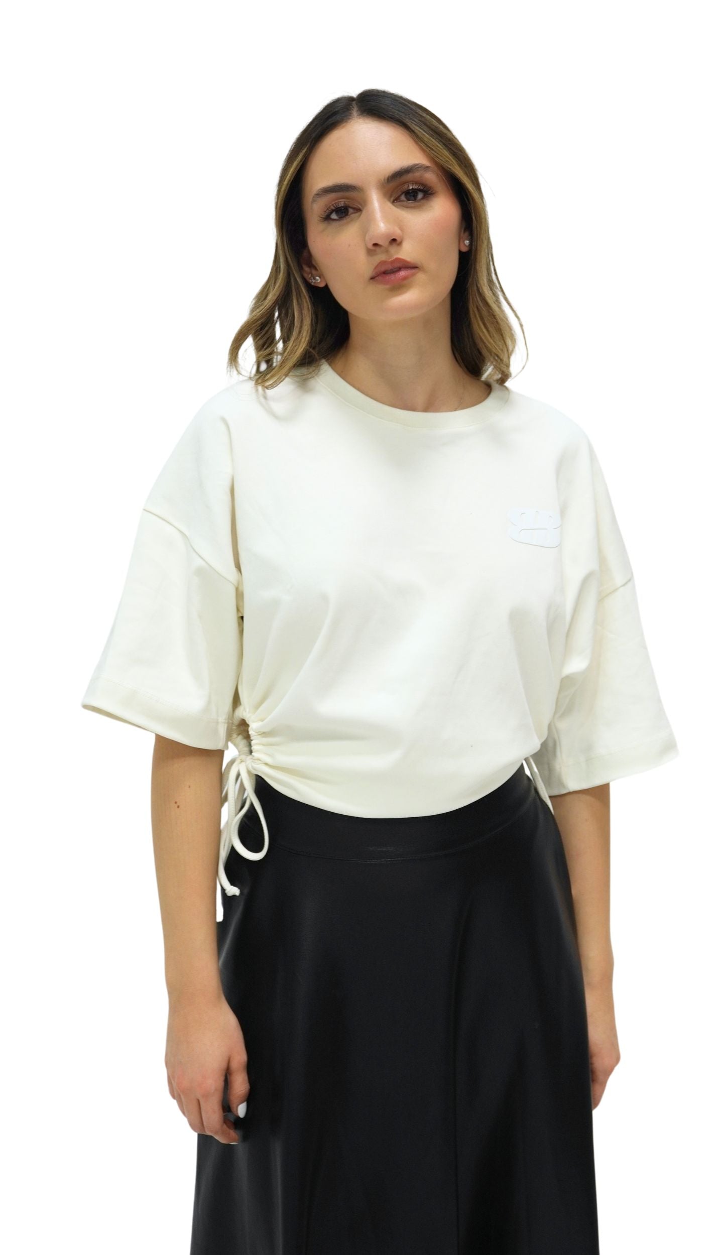 Camiseta Grateful Cut-Outs Crema