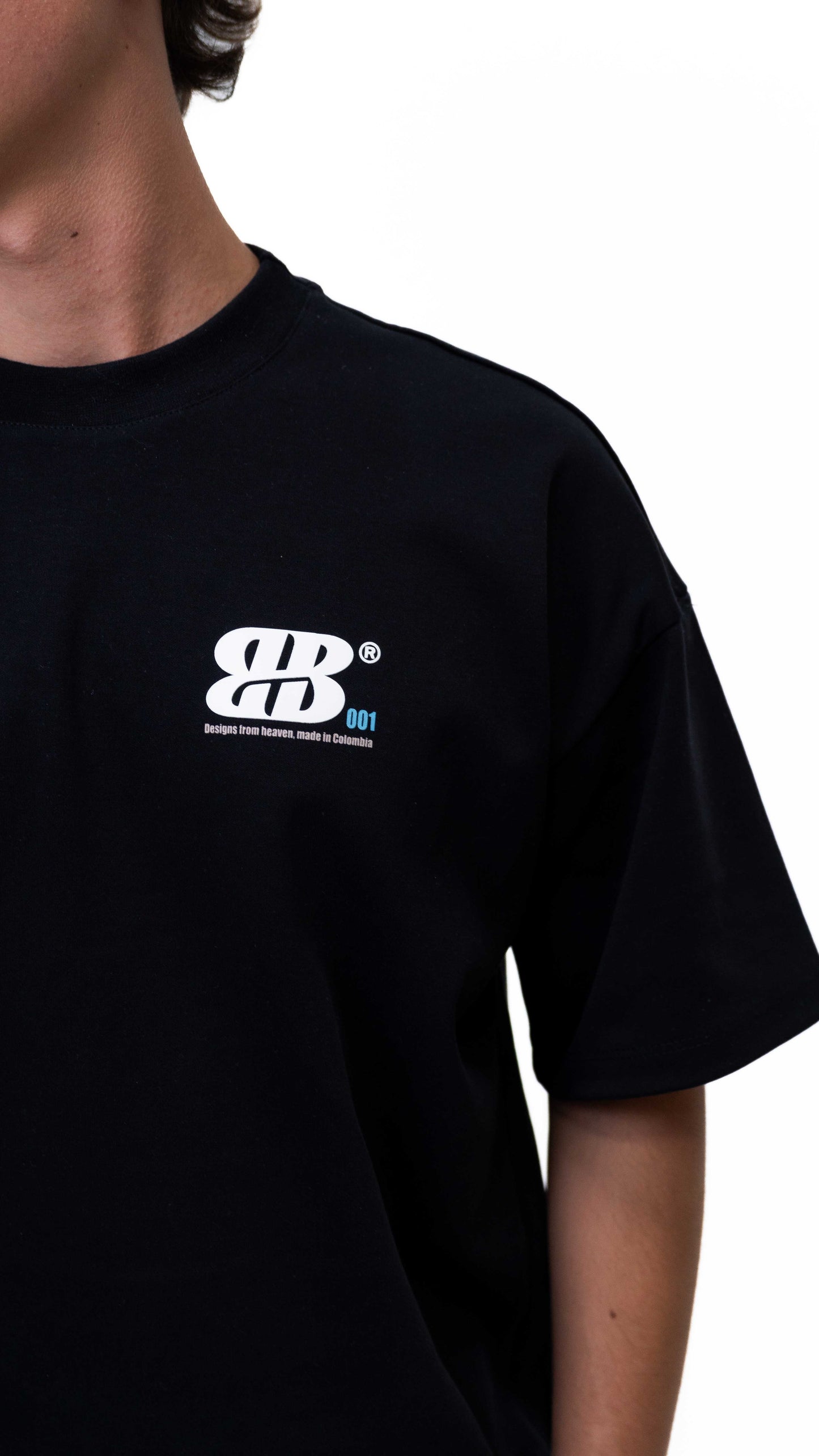 *NEW* Camiseta Oversized Negra Blue Patch