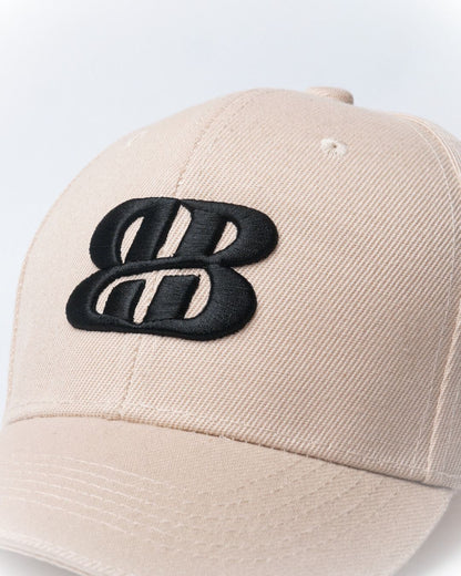Gorra crema BB negro