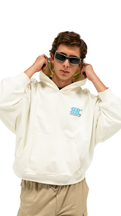 Hoodie Boxy Fit Heritage Crema