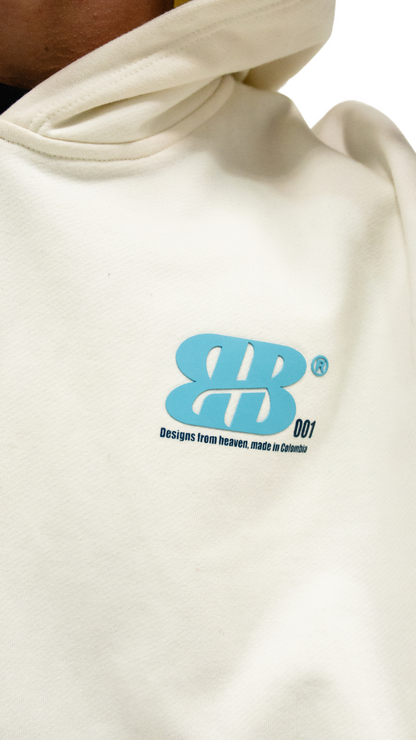 *NEW* Hoodie Boxy Fit Grateful Crema