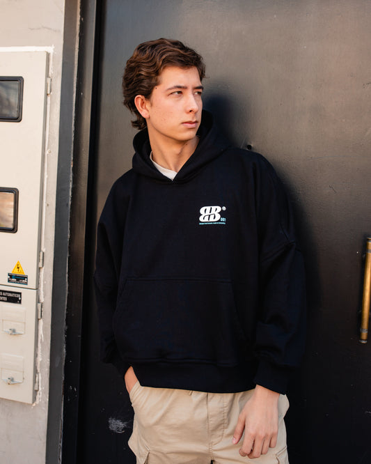 Hoodie Highs & Lows Negro