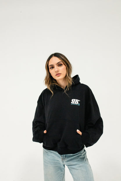 Hoodie Highs & Lows Negro