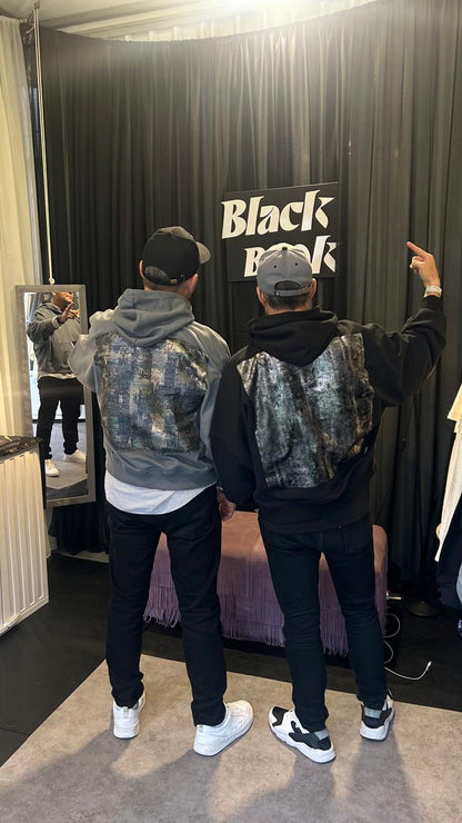 Hoodie Black Plata