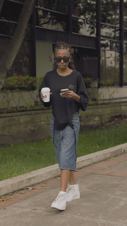 Camiseta Grateful Cut-Outs Negra